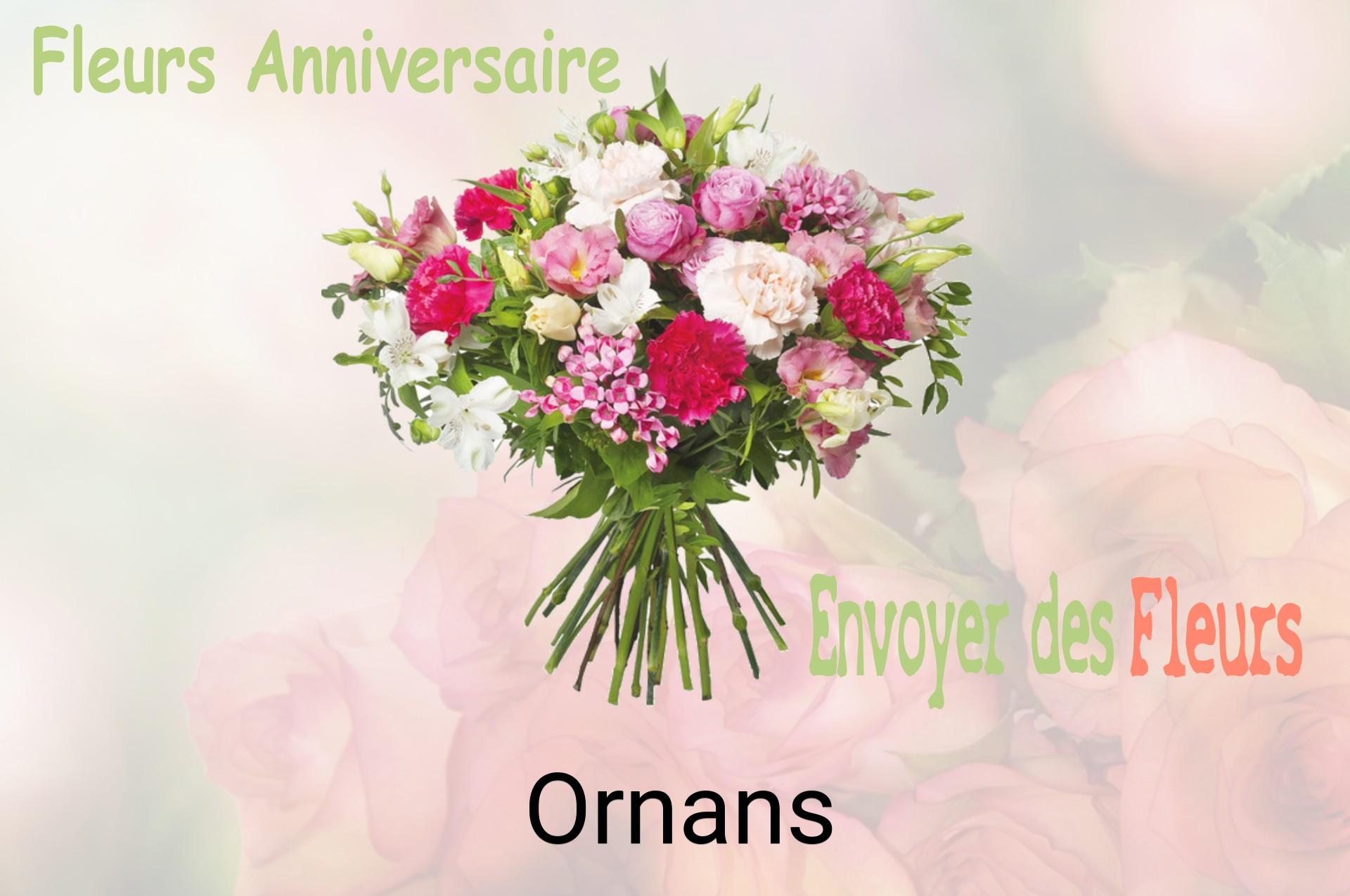 Bouquet de fleurs d’anniversaire livré à Ornans